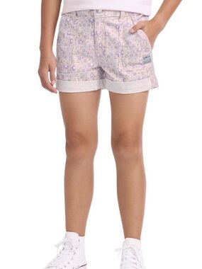 Levi’s Floral Cuffed Shorts - Pink